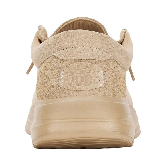 Hey Dude Wally Comf Suede Slip-On Loafer Shoes Tan Men\'s Size 13 - (41975-265)
